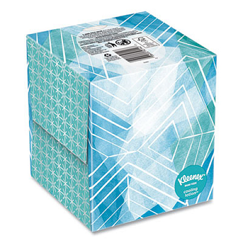 Kleenex Cool Touch Facial Tissue, 2-Ply, White, 45 Sheets/Box (50140BX)