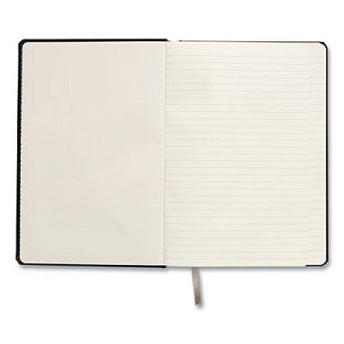 TRU RED Hardcover Business Journal, 1-Subject, Narrow Rule, Black Cover, (96) 8 x 5.5 Sheets (24377290)