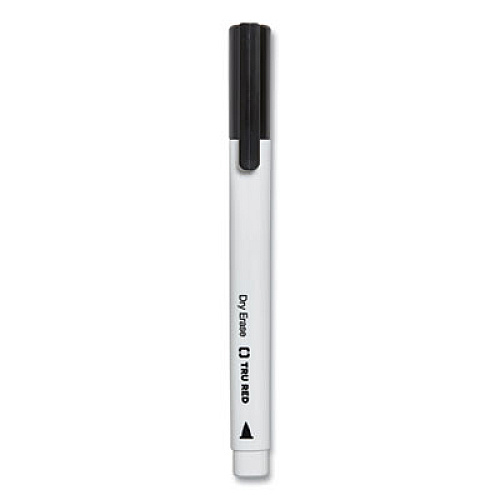TRU RED Dry Erase Marker, Pen-Style, Fine Bullet Tip, Assorted Colors, 12/Pack (24376602)