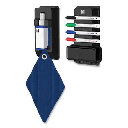 TRU RED Dry Erase Marker, Pen-Style, Fine Bullet Tip, Assorted Colors, 4/Kit (24398947)