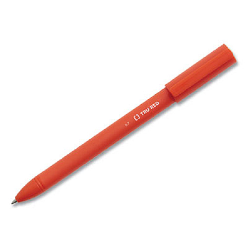 TRU RED Quick Dry Gel Pen, Stick, Medium 0.7 mm, Assorted Ink and Barrel Colors, 12/Pack (24377015)