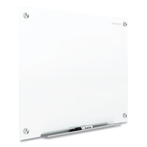 Brilliance Glass Dry-Erase Boards, 96 x 48, White Surface