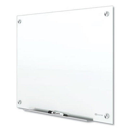 Brilliance Glass Dry-Erase Boards, 96 x 48, White Surface