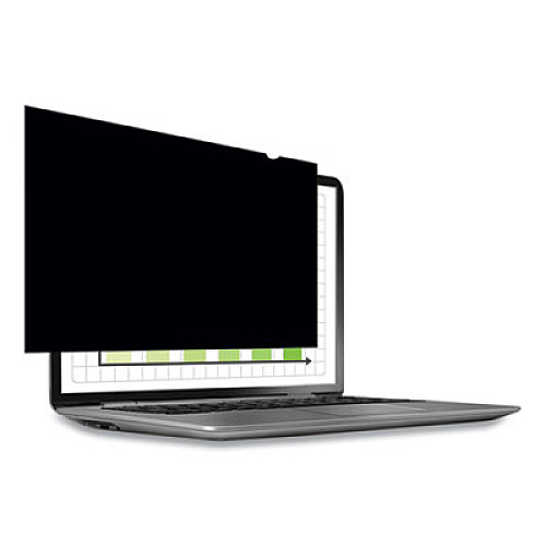 Fellowes PrivaScreen Blackout Privacy Filter for 14" Widescreen Flat Panel Monitor/Laptop, 16:9 Aspect Ratio For 14" Widescreen LCD Notebook - 16:9 - Fingerprint Resistant, Scratch Resistant - Polyethylene - 1 Each - TAA Compliant (4812001)