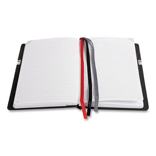 TRU RED Mastery Journal, 1-Subject, Narrow Rule, Black Cover, (192) 8 x 5 Sheets (24421812)