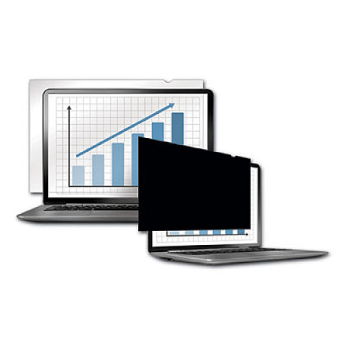 Fellowes PrivaScreen Blackout Privacy Filter for 14" Widescreen Flat Panel Monitor/Laptop, 16:9 Aspect Ratio For 14" Widescreen LCD Notebook - 16:9 - Fingerprint Resistant, Scratch Resistant - Polyethylene - 1 Each - TAA Compliant (4812001)
