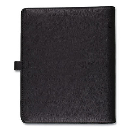 AT-A-GLANCE Buckle Closure Planner/Organizer Starter Set, 8.5 x 5.5, Black Cover, 12-Month (Jan to Dec): Undated Julian Dates - Weekly, Monthly - 8:00 AM to 5:00 PM - 1 Month, 1 Week Double Page Layout - 5 1/2" x 8 1/2" Sheet Size - 7-ring - (DR111804005)