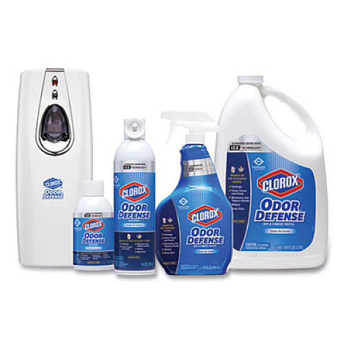 Clorox Commercial Solutions Odor Defense Wall Mount, 3.38 x 3.56 x 9, White, 10/Carton (31793)