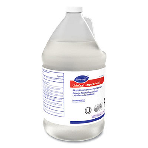 Soft Care Impact Foam Alcohol Instant Foam Hand Sanitizer, 1 gal Bottle, Alcohol Scent, 4/Carton