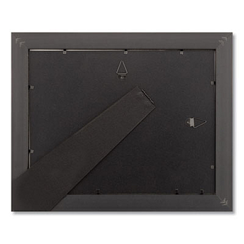 DAX Desk/Wall Photo Frame, Plastic, 8.5 x 11, Rosewood/Black (N15786NT)