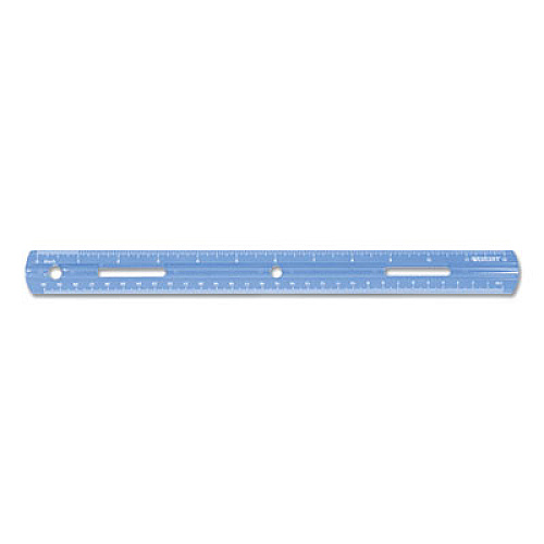Westcott Plastic Ruler, Standard/Metric, 12" (30 cm) Long, Assorted Translucent Colors (17722)