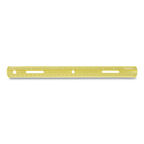 Westcott Plastic Ruler, Standard/Metric, 12" (30 cm) Long, Assorted Translucent Colors (17722)