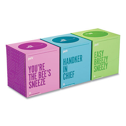Perk Ultra Soft Standard Facial Tissue, 2-Ply, White, 95 Sheets/Box, 6 Boxes/Pack (24405546)