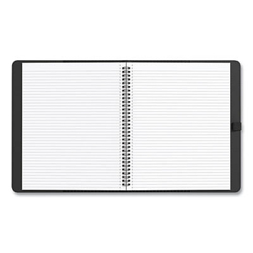 TRU RED Soft-Cover Notebook Folio Set, 1-Subject, Narrow Rule, Black Cover, (80) 11 x 8.5 Sheets (24377280)