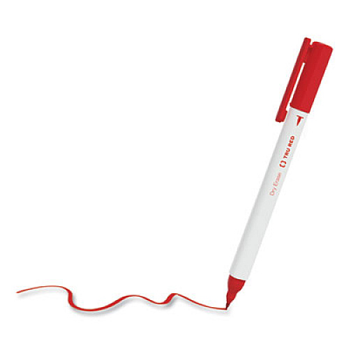 TRU RED Dry Erase Marker, Pen-Style, Extra-Fine Bullet Tip, Assorted Colors, 4/Pack (24402805)