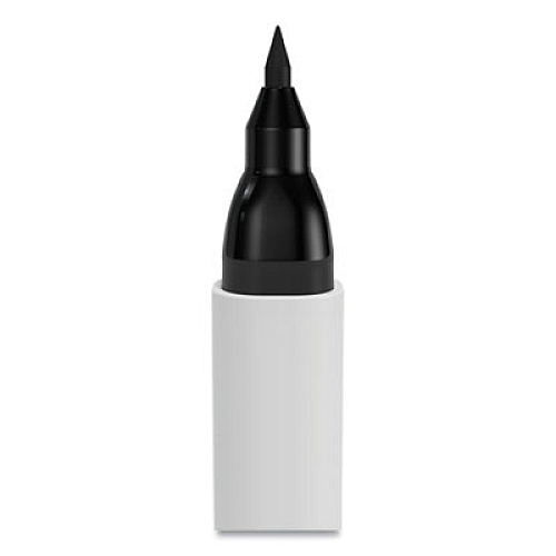TRU RED Dry Erase Marker, Pen-Style, Extra-Fine Bullet Tip, Black, Dozen (24402806)
