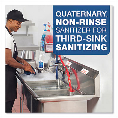 Clean Quick Broad Range Quaternary Sanitizer, Sweet Scent, 1 gal Closed-Loop Plastic Jug, 3/Carton (07534)