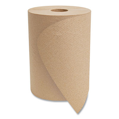 Morsoft&reg; Hardwound Roll Towels, 1-Ply, 10" x 800 ft, Kraft, 6 Rolls/Carton (R106)