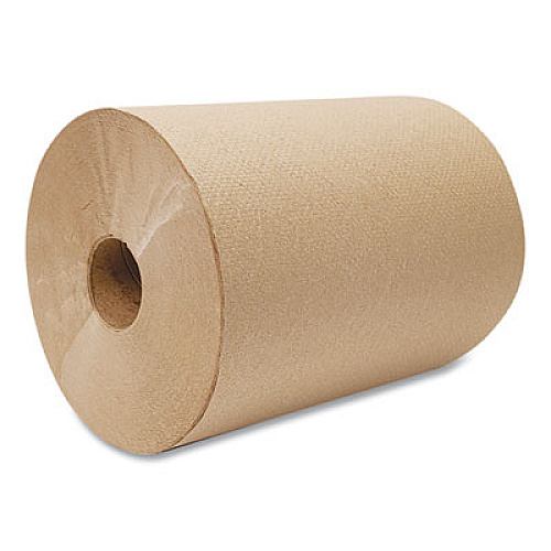 Morsoft&reg; Hardwound Roll Towels, 1-Ply, 10" x 800 ft, Kraft, 6 Rolls/Carton (R106)