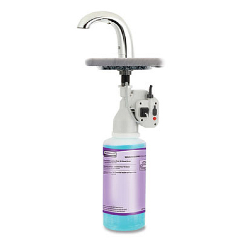 One Shot Soap Dispenser - Touch Free, Liquid, 9.75 x 13.75 x 2.88, Polished Chrome, 4/Carton