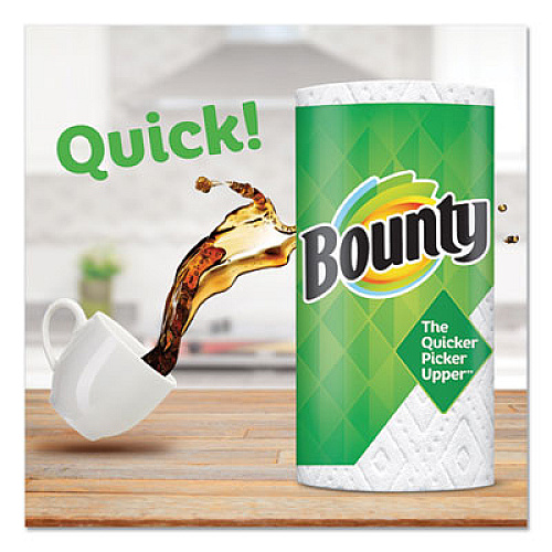 Bounty&reg; Kitchen Paper Towels, 2-Ply, 45 Sheet, 12 Rolls (74697)