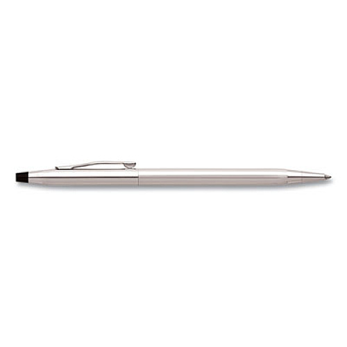 Cross Classic Century Twist-Action Ballpoint Pen, Retractable, Medium 1 mm, Black Ink, Chrome Barrel (3502)