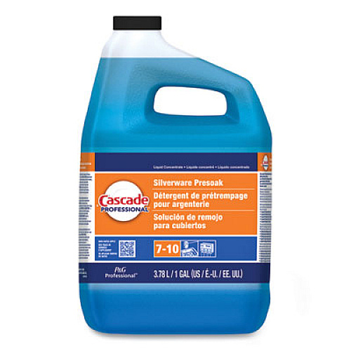 Cascade Professional Silverware Presoak, Mild Citrus Scent, 1 gal Bottle, 2/Carton (71188)