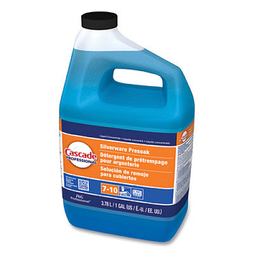 Cascade Professional Silverware Presoak, Mild Citrus Scent, 1 gal Bottle, 2/Carton (71188)