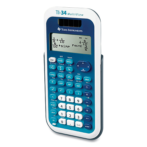 Texas Instruments TI-34 MultiView Scientific Calculator, 16-Digit LCD - 3 Pack