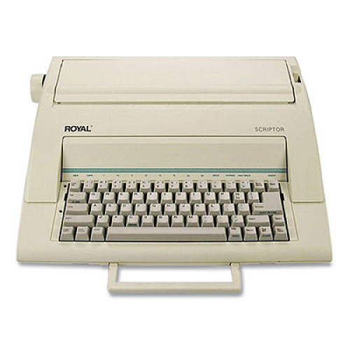 Royal Consumer Scriptor AC Power Typewriter, 12 cps (ROYALTYPEWRI)