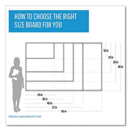 MasterVision Soft-touch Bulletin Board, 96 x 48, Black Fabric Surface, Aluminum/Black Aluminum Frame (MVI210301)
