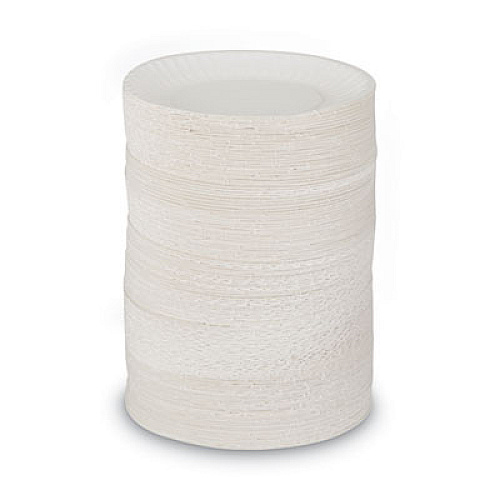Dixie White Paper Plates, 6" dia, 500/Packs, 2 Packs/Carton (702622WNP6)