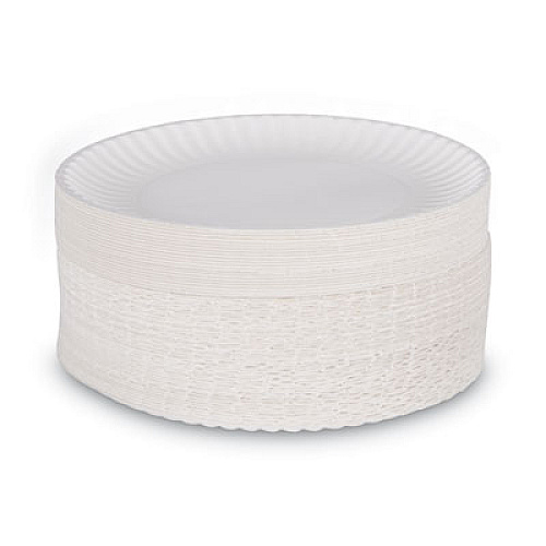 Dixie White Paper Plates, 9" dia, 250/Pack, 4 Packs/Carton (WNP9OD)
