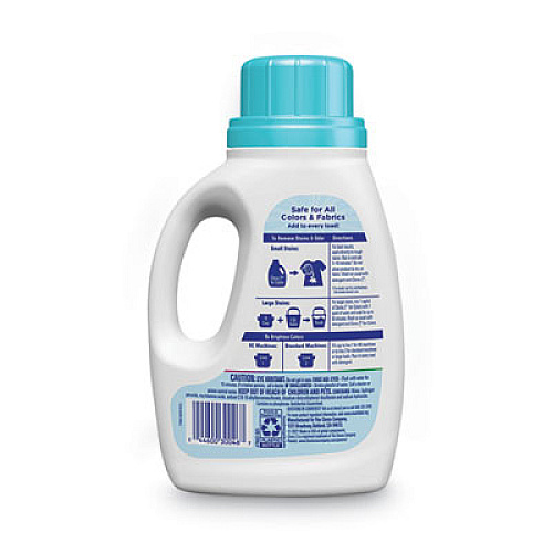 Free and Clear Stain Remover and Color Booster, Unscented, 33 oz Bottle, 6/Carton