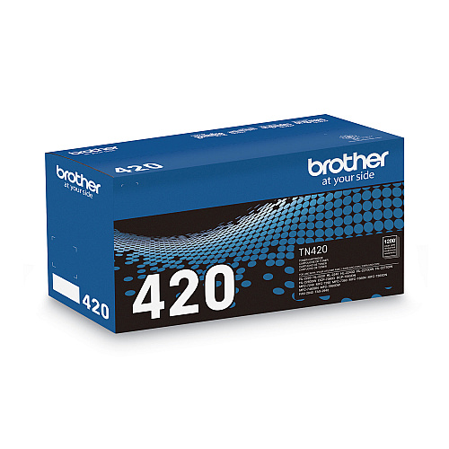 Brother TN420 Toner, 1,200 Page-Yield, Black - 2 Pack