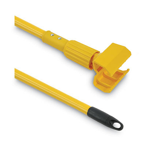 Boardwalk&reg; 610 Plastic Jaws 60" Mop Handle, Yellow, 1 Each (BWK610)