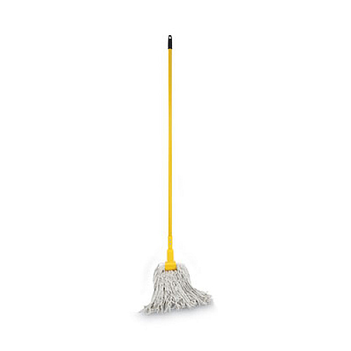 Boardwalk&reg; 610 Plastic Jaws 60" Mop Handle, Yellow, 1 Each (BWK610)