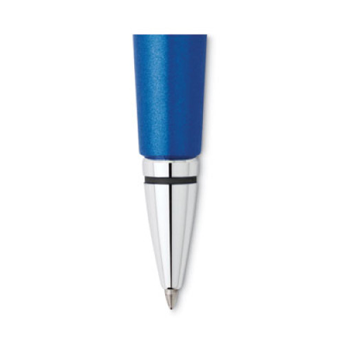Cross Edge Retractable Gel Pen Gift Box, Medium 0.7mm, Black Ink, Blue