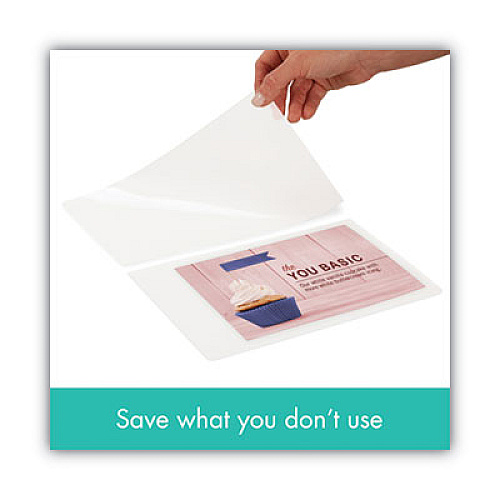Mead EZAlign Thermal Laminating Pouches, 3 mil, 9" x 11.5", Gloss Clear, 100/Pack (39029)