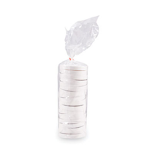 Paper Lids for Food Containers, For 32 oz Containers, Vented, 4.6" Diameter x 0.7"h, White, 25/Bag, 20 Bags/Carton