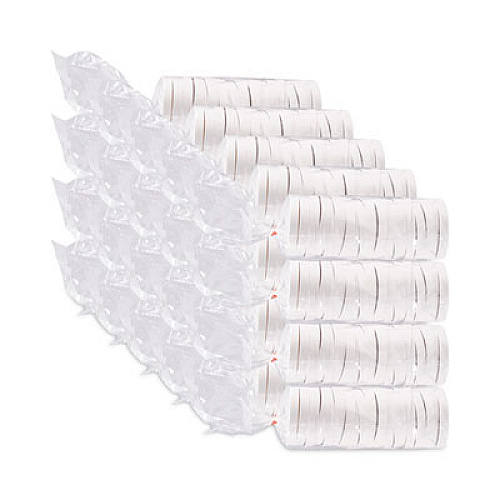 Paper Lids for Food Containers, For 32 oz Containers, Vented, 4.6" Diameter x 0.7"h, White, 25/Bag, 20 Bags/Carton