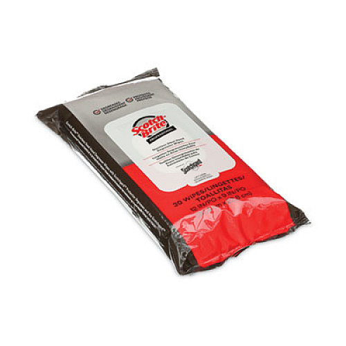 Stainless Steel Hood Degreaser Wipes, 9 x 12, Unscented, 30 Wipes/Pack, 6 Packs/Carton