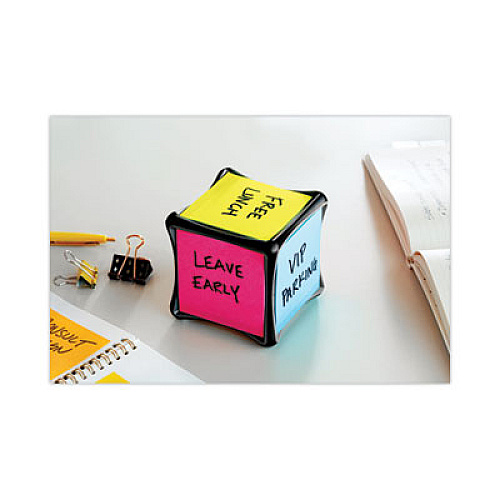 Post-it Full Stick Notes, 3" x 3", Energy Boost Collection Colors, 25 Sheets/Pad, 4 Pads/Pack (F3304SSAU)