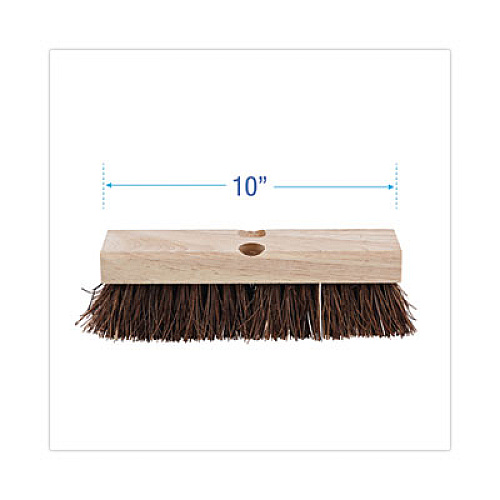 Boardwalk&reg; Deck Brush Head, 10" Head, Palmyra Bristles (BWK3110)