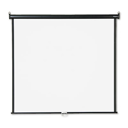 Wall or Ceiling Projection Screen, 60 x 60, White Matte Finish