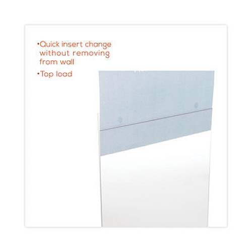 Classic Image Wall-Mount Sign Holder, Portrait, 8.5 x 11, Clear