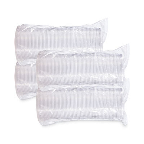 PresentaBowls Clear Flat Lids, 5.4" Diameter x 0.3"h, Plastic, 504/Carton