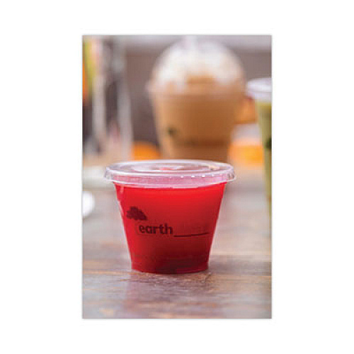 EarthChoice Compostable Cold Cup, 9 oz, Clear/Printed, 975/Carton