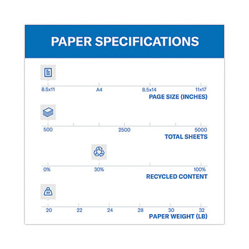 Hammermill Colors Print Paper, 20lb, 8.5 x 11, Cherry, 500/Ream (102210)