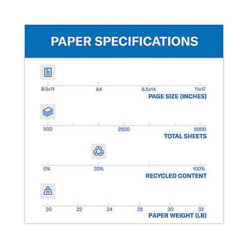 Hammermill Colors Print Paper, 20lb, 8.5 x 11, Buff, 500/Ream (103325)